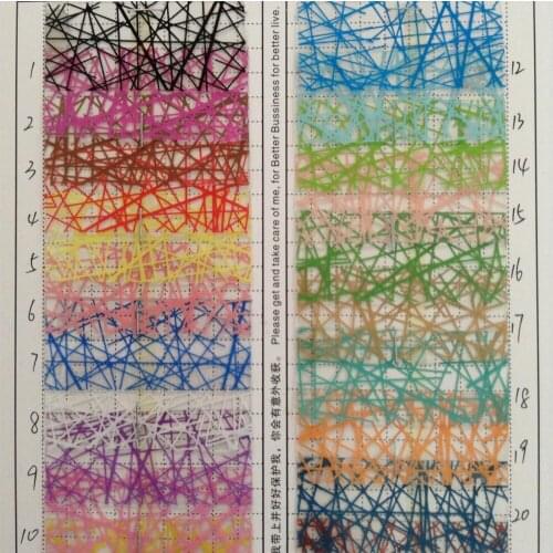 0.5mm Indiscriminate profiling print nest transparent PVC clear plastic, 0.5MM cosmetic bags printed fabrics material wholesale