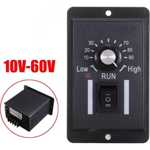 1Pc DC PWM Speed Control PWM Controller 12V 24V 36V 48V PWM Motor Speed Controller Reversible Switch 6A Regulator