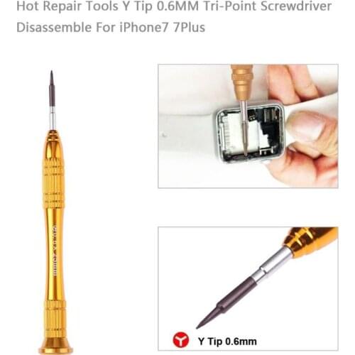 1PC Y Tip 0.6mm Tri-Point Screwdriver Repair Tri-wing Tool for iPhone 7/ iPhone 7 Plus Tri Point Screwdriver Triwing Tool