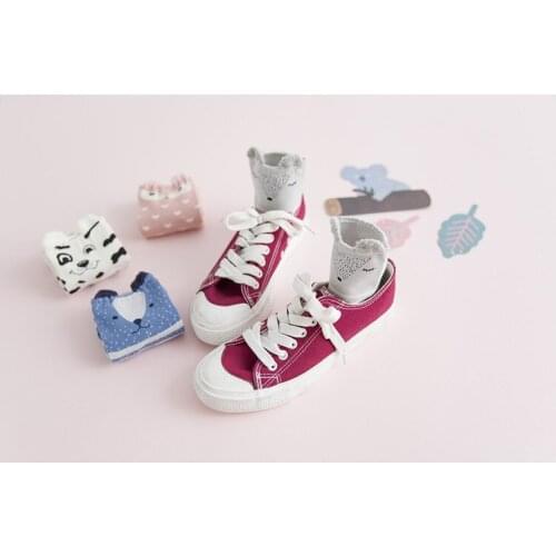 120pairs/lot women 3D cute winter warm cotton cartoon animal ear sock