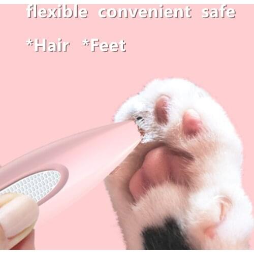 2.4V Mini Pet Dog Cat Foot Hair Shaver Feet Hair Clippers Professional Hair Clippers Pet Shaver Battery Models Dog Hair Trimmer