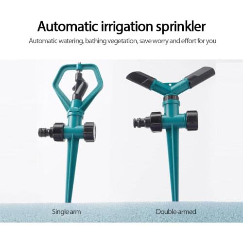 360° Rotating Lawn Ground Insert Automatic Sprink Water Watering Sprinkler Sprayer Lawn Garden Sprinkling Irrigation Kits Green