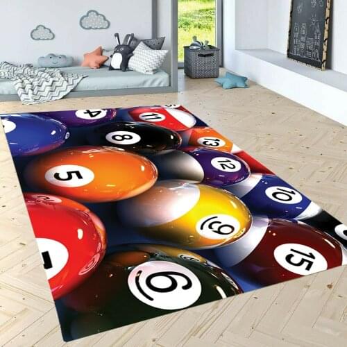 3D Ball Pool Patterned Carpet ,Non Slip Floor Carpet,Teens Carpet,Turkish Rug