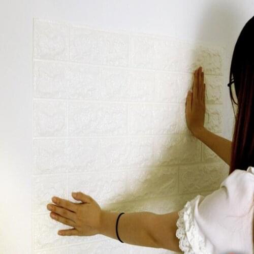 3D Brick Wall stickers on the wall Wallpaper Decor Foam Waterproof Covering wall stickers for kids rooms Living Room Background
