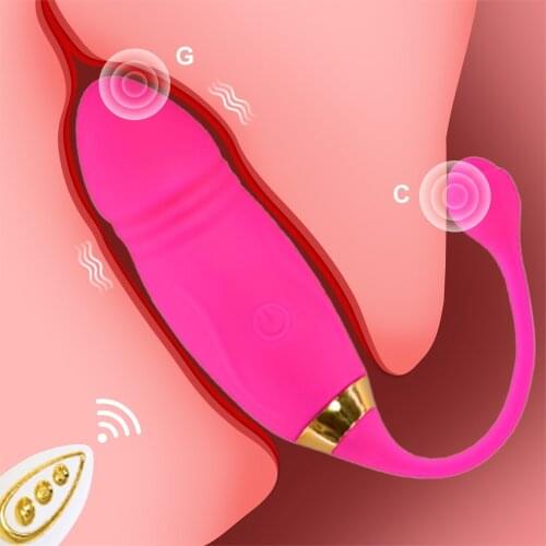 6 Speeds Jump Egg Vibrator Vibrating Egg Silicone Wireless Remote Anal Clitoris Stimulation Sex Toys for Women Adult Products