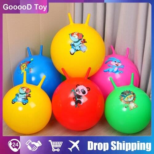 65Cm Kids Space Hopper Bouncing Balls Balance Exercise Educational Outdoor Sports Toys Kindergarten Jump Games Ball Randomcolor