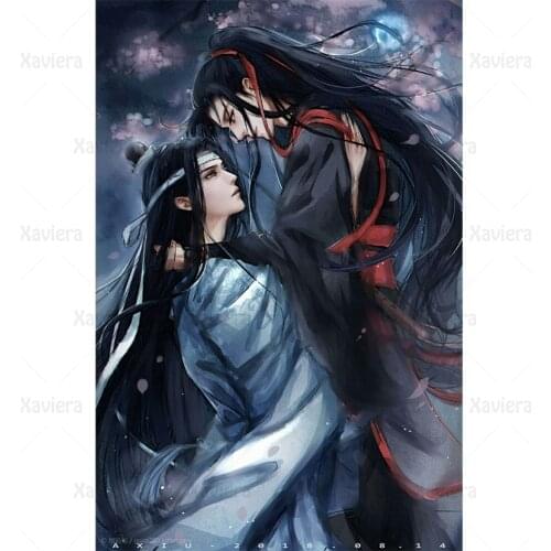 Diy 5D Diamond Painting Magic Dao Patriarch Wall Art Poster Animation Diamond Embroidery Home Decor Full Rhinestone Embroidery