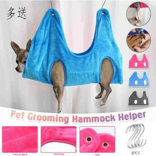 Pet Cat Grooming Hammock Helper Cat Grooming Hammocks Restraint Bag Puppy Dog Cat Nail Clip Trimming Bathing Bag Cats Bed