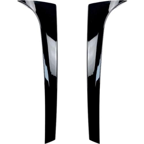 Glossy Black Rear Window Side Splitter Spoilers Canards for Skoda KAROQ