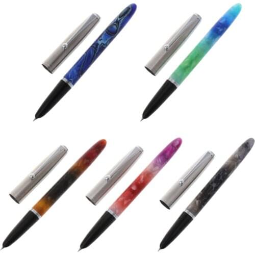 Jinhao 51A Luxury Men Fountain Pen Business Student 0.38mm Extremely Fine Nib Calligraphy School Office Supplies Writing C5AE
