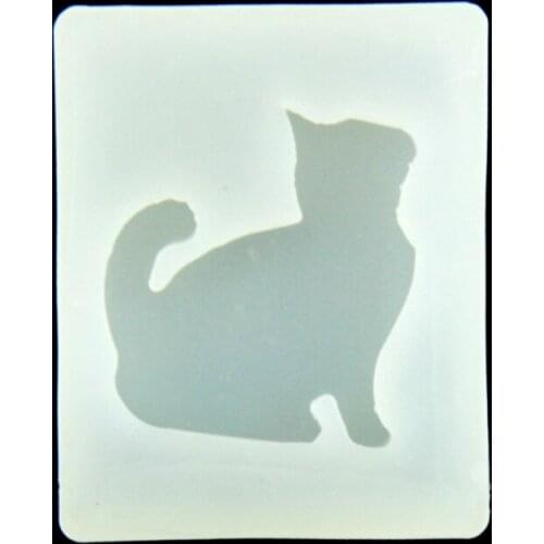 Cute Cat Mold Silicone Resin Epoxy Mold Moulds Mobile Phone Decoration Pendant Necklace Bracelet Jewelry Findings Accessories