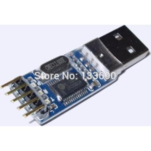 1pcs/lot PL2303 USB To RS232 TTL Converter Adapter Module with Dust-proof Cover PL2303HX