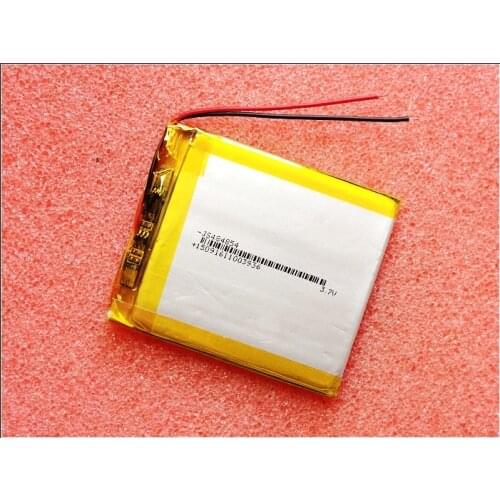 MP4 battery MP5 battery 454854 polymer battery 4.5*48*54 mm 1300 Ma