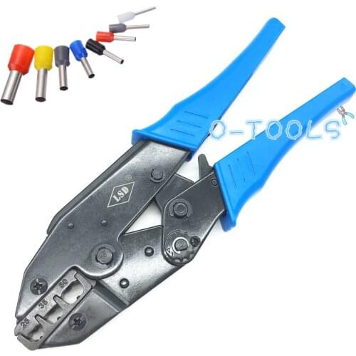 LS-2550EF Ratchet crimping tool for cable end sleeves 25-50mm2 wire ferrules crimping pliers 4-1 AWG