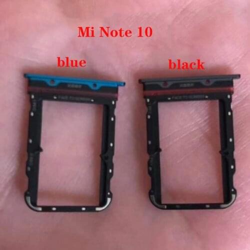 Original Sim Cards Adapters For Xiaomi Mi Note 10 SIM Card Holder Tray Slot Replacement Parts