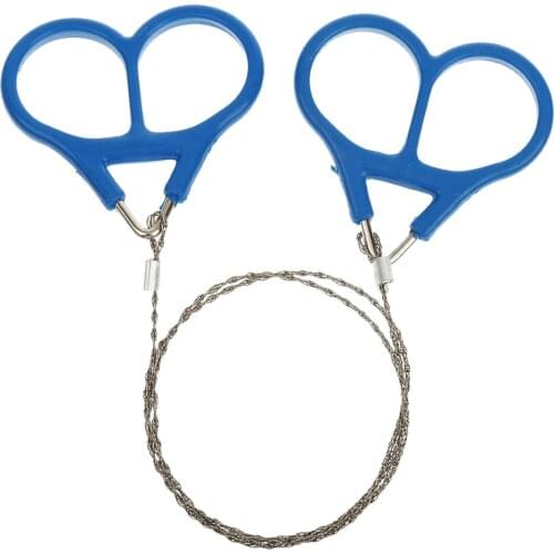 Outdoor Survival Wire Stainless Steel Saw Tool Emergency Self Rescue AT7501 for Hunting Camping Hiking Survival Gear Accessory