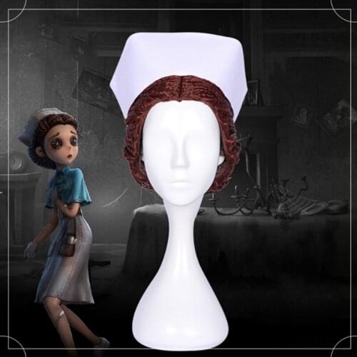 Game Identity V Cosplay Wig Doctor Emily Dyer Cosplay Wig Heat Resistant Synthetic Wig Halloween Carnival Party