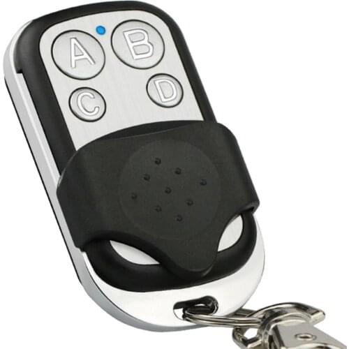 Door Remote 433MHz 4 channel remote control use all 433 MHz fixed code key chains car home and garage 1 pcs