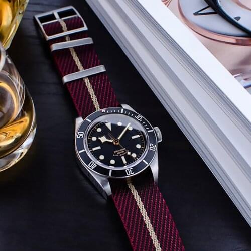 Premium-Grade NATO Zulu Watch Strap 20mm 22mm Nylon Replacement Bracelet Watch Strap For Tudor Nato Strap
