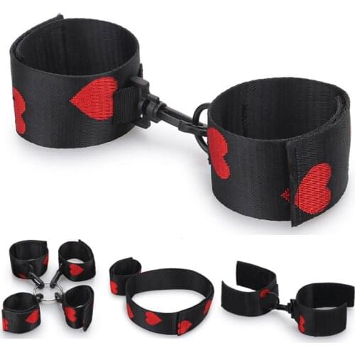 Sex Handcuffs Ankle Cuffs Wrist Bondage Gear Slave Bondage Kit Handcuff Adult Games SM BDSM Cosplay Erotic Sex Toys For Couples