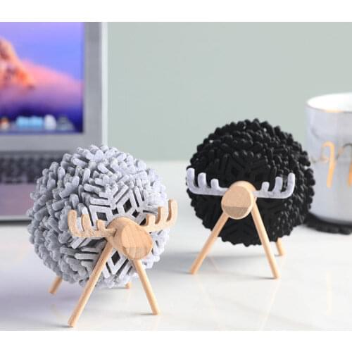 Nordic ins wind sheep heat insulation pad table mat anti-scald placemat net red creative home table decoration decoration