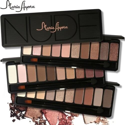 MARIA AYORA Eye Shadow 10 Colors Makeup Shimmer Matte Eyeshadow makeup Palette Cosmetics Makeup charm Nude Eye Shadow Eye Shadow