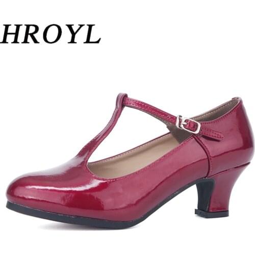Ballroom Dance Shoes Women Soft-PU Latin Dancing Shoes Jazz Tango Salsa Shoes For Dancing Breathable Dance Shoes HROYL
