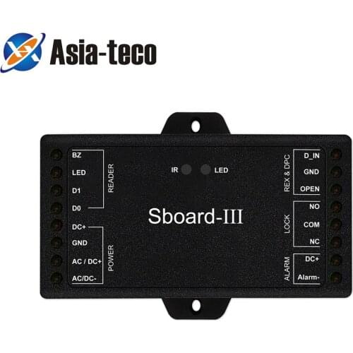 12~28V AC/DC Sboard-III mini size single door access control board Panel Wiegand 26~44 56 58 64 bits Input