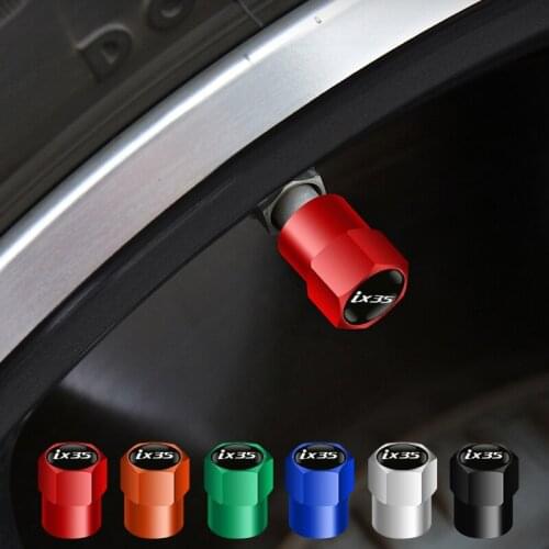 4pcs New Auto Wheel Tire Valve Stem Caps Cover For HYUNDAI IX35 I30 I40 IX20 Solaris Veloster Car Accessories