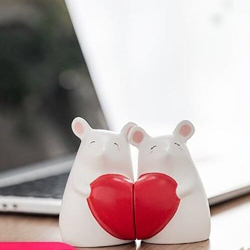 Home Decoration Accessories Adornos Para Casa Mouse Ornaments Cute Gifts For Couples A Pair Of Creative Wedding Anniversary