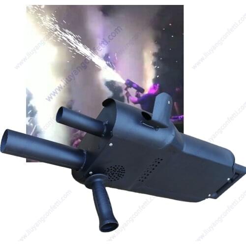 Wedding Event Show Sparklers Outdoor Indoor Cold Spark Titanium Powder Flame Stage Fireworks Machine Fountain Pyrotechnic Effect