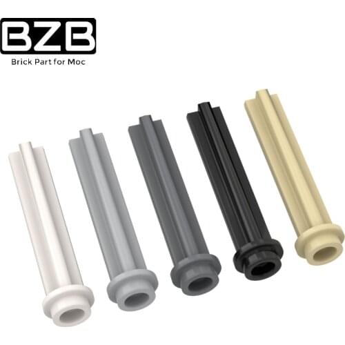 BuildMOC 6587 13670 Technic Axle 3 with Stud For Building Blocks Parts DIY LOGO Educational Tech Parts Toys