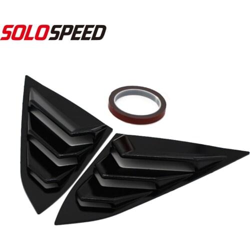 Quarter Panel Rear Side Window Louvers Side Tuyere For For Honda Civic 2016-2018