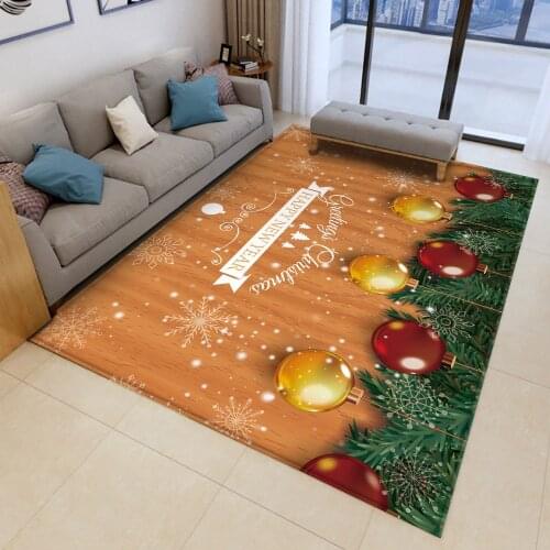 Decoration Halloween Christmas Decoration Carpet For Bedroom Happy Halloween Pumpkin Pattern Carpet Christmas Tree Santa Carpet