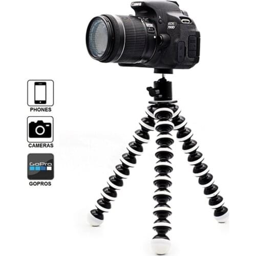 Flexible Octopus Tripod Large L Size Desk Phone Bracket Stand Holder Tripods for GOPRO DSLRS Digital Camera Mobile Phone