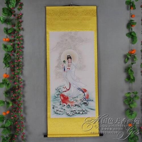 China Antique collection Boutique the Bodhisattva portraits