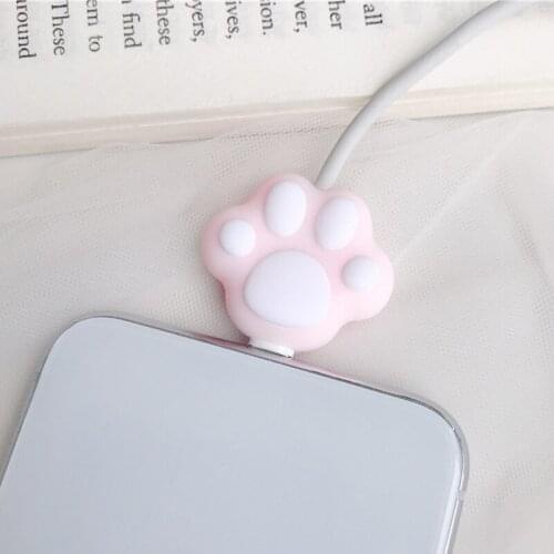 Cartoon Cute Cable Protector Winder For IPhone 12 11 XR USB Charging Data Cable Wire Protection Cover Protect Case Organizer