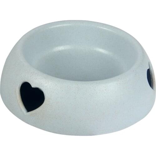 Dog Bowl Puppy Food Water Feeder Cute Lovely Heart Decor Pets Drinking Dish Feeder Pets Supplies Feeding Dishes Dogs Bowl