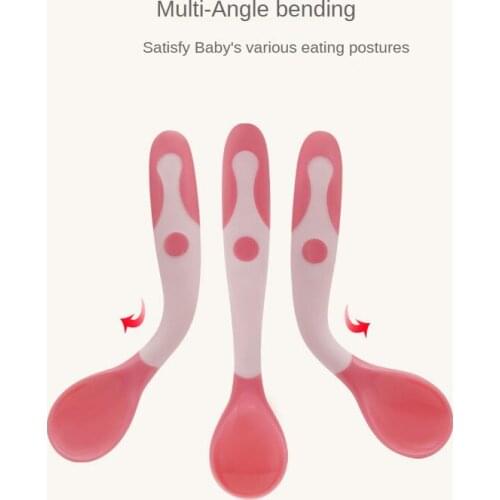 MOONBIFFY Silicone Feeding Spoons