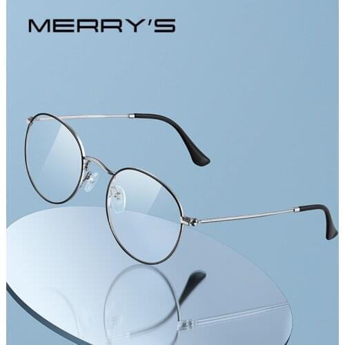 MERRYS DESIGN Classic Round Glasses Frame For Men Women Fashion Myopia Prescription Glasses Frames Optical Eyewear S2547