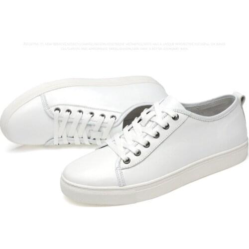 Men and women Spring autumn white simple flat sole board shoes urban couple casual student shoes fashionable shoeev