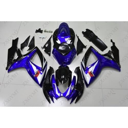 Full Body Kits GSX R 600 2006 - 2007 K6 Blue Black Bodywork GSX R 750 06 Fairings GSXR600 2006