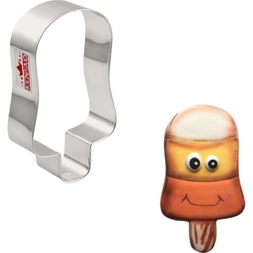 KENIAO Summer Popsicle Cookie Cutter -6 x 10.6 cm - Ice Cream Biscuit / Fondant / Pastry / Sandwich Cutter - Stainless Steel