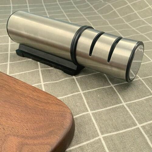 Professional 2 stage sharpener Knife sharpener fast sharpening sharpener sharpener non-slip silicone rubber knife sharpener