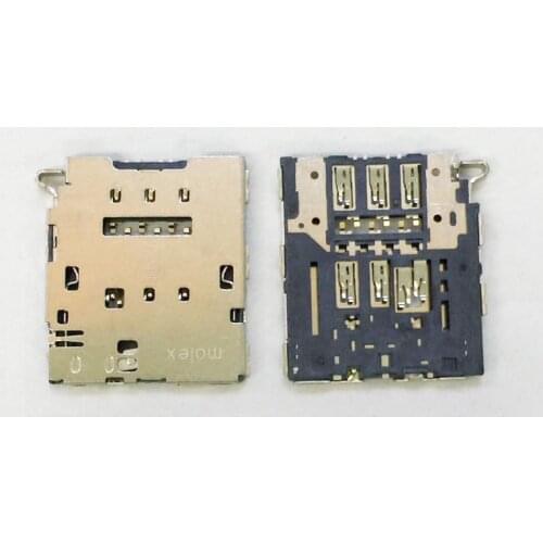 20pcs/lot SIM Card Reader Connector Socket Slot Module For samsung S6 G920 S6 edge G925