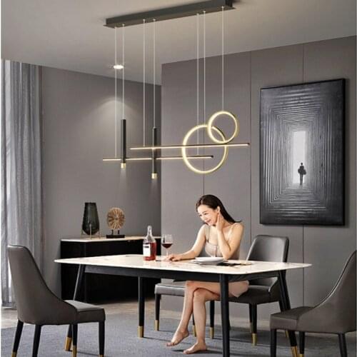 Modern Led Pendant Lights Art Living Room Center Table Dining Desks Kitchen Home Decoration Accessories Lighting Hanging Fixture