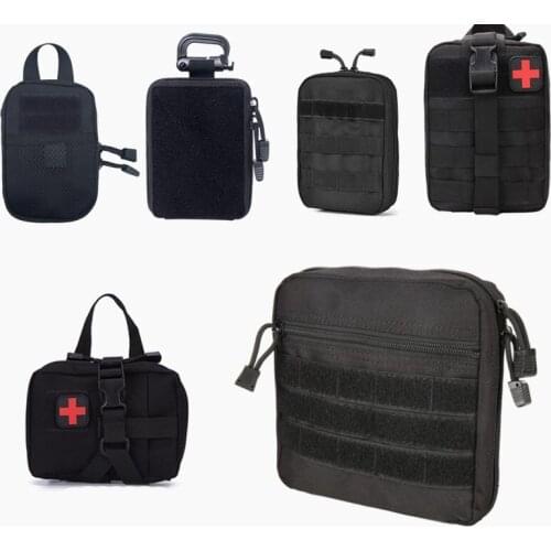 New Hunting Survival First Aid Bag Outdoor SOS Pouch Army Tactical Waist Bag Medical Kit Bag Molle Belt Backpack EDC Emergency