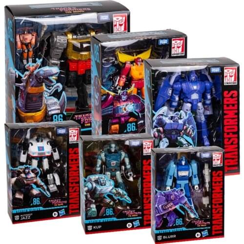 TAKARA TOMY Transformers Autobot Robot Model Action Figures SS86 Jazz Kup Blurr Grimlock Wheelie Hot Rod Scourage Collection