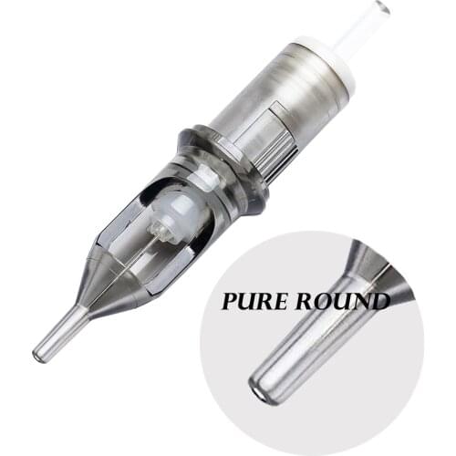 Pure Round Tips Round Liner EZ Revolution Cartridge Tattoo Needles #12 #10 Regular Taper for Cartridge Machines Grips 20 pcs/lot