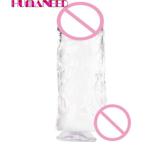 28*9cm Plus Thick Dildo Strong Suction Cup Skin Black Sex Toy For Women Artificial Penis Clear Veins Big Dick Realistic Dildos